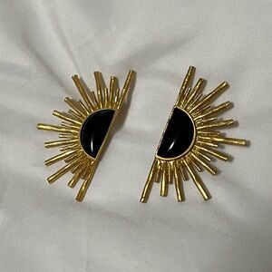 ZARA Gold Burst Earrings